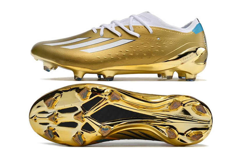 Chuteira Adidas X Speed Portal Campo - Gold