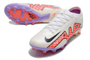 Chuteira Nike Air Zoom Mercurial Vapor XV Elite Campo - Branco e Vermelho