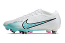 Chuteira Nike Mercurial Vapor XV Elite SG Campo - Branca e Azul