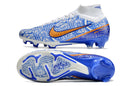 Chuteira Nike Air Zoom Mercurial Superfly IX Elite Campo - Azul