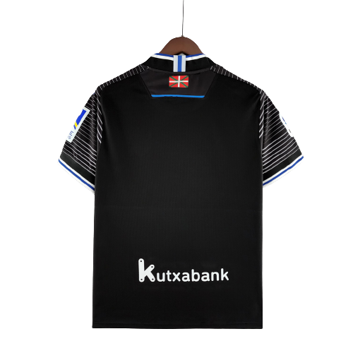 Camisa Real Sociedad II 22/23 Macron - Preta