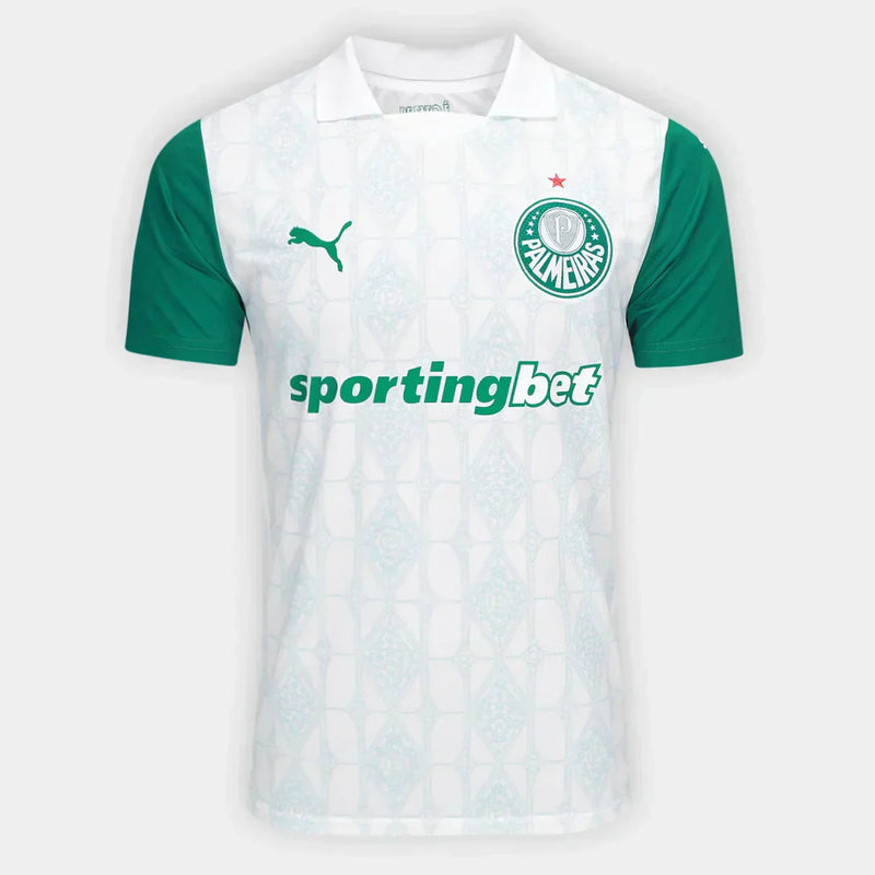 Camisa Palmeiras II 25/26 s/n Torcedor Puma Masculina - Branco