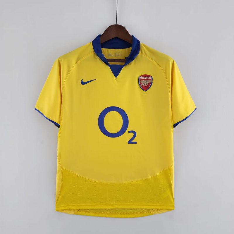 Camisa Retrô ARSENAL 2003-2005 AMARELA