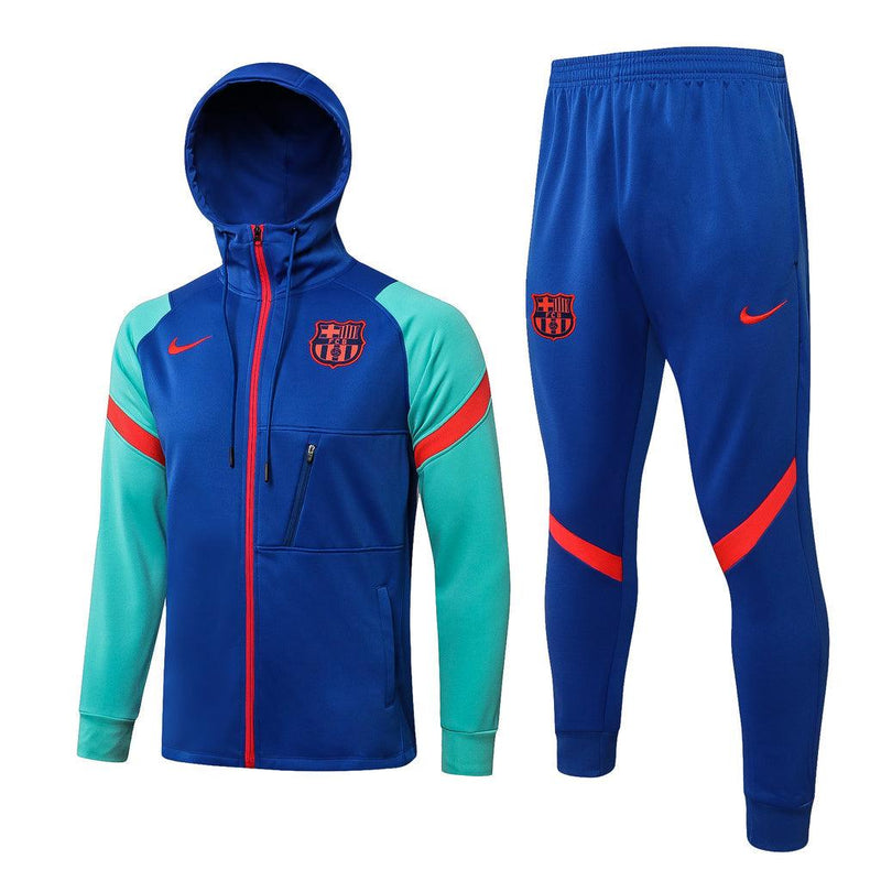 Conjunto Inverno Barcelona Nike - Azul