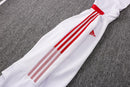 Conjunto Inverno Manchester United Branca Adidas - Com Capuz