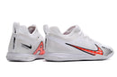 Chuteira Nike Air Zoom Mercurial Vapor XV Pro Futsal - Branco e Laranja