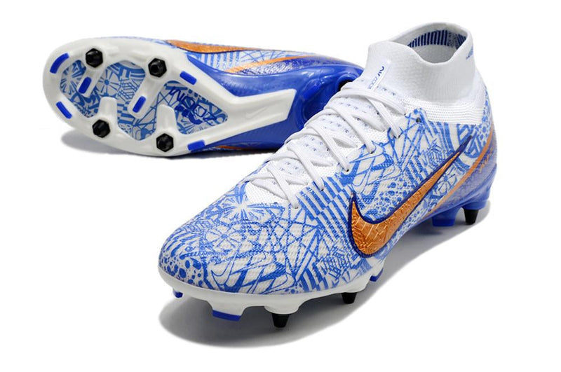 Chuteira Nike Mercurial Superfly IX Elite SG Campo - Azul