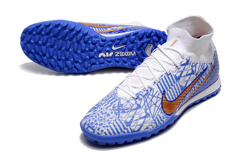 Chuteira Nike Air Zoom Mercurial Superfly IX Elite Society - Azul