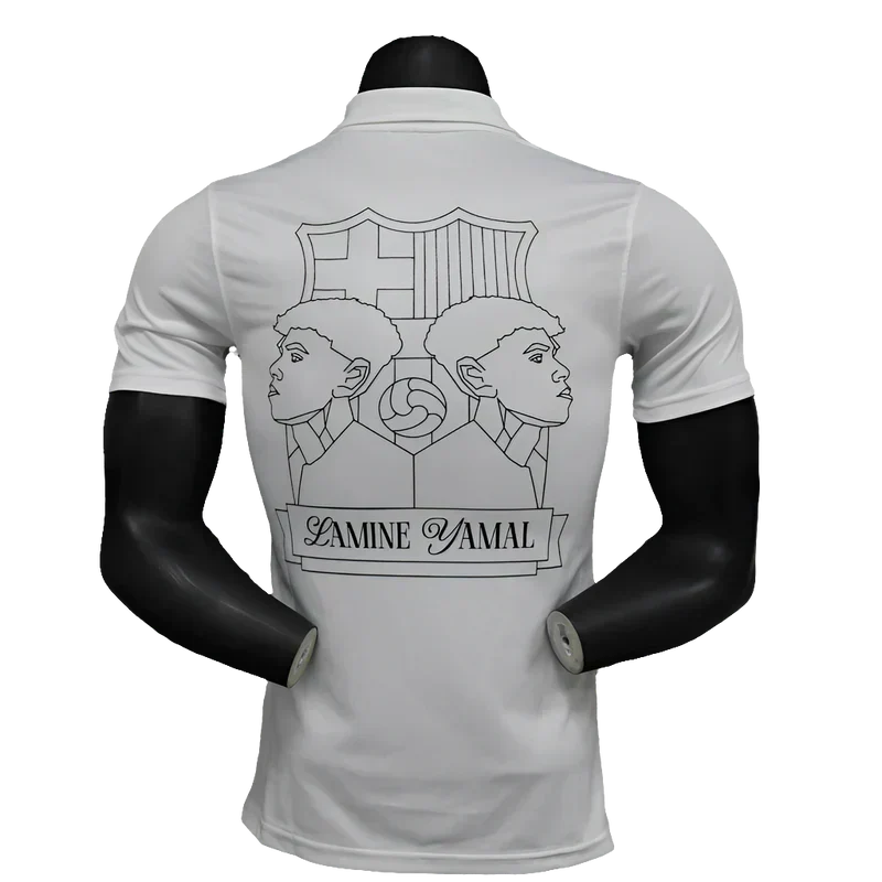 Camisa Barcelona Edição Especial 25/26 - Branca - Versão Jogador